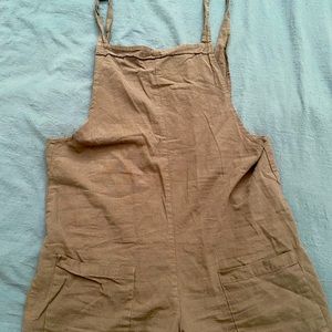 Grey shorts jumpsuit